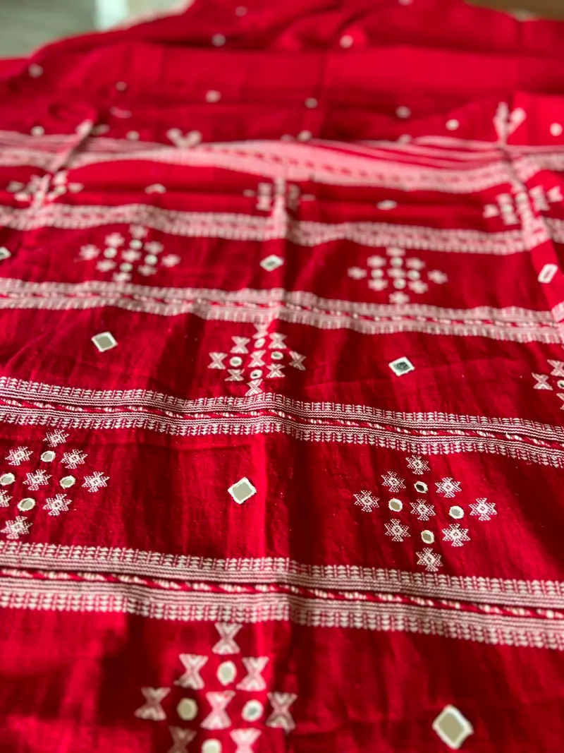 [SAMPLE] Bhujodi Silk — Madder